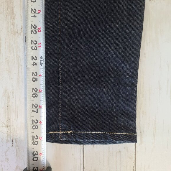 Vintage KREW KSkinny Extra Slim Fit Jeans NEW Mens 28 Casual Retro Denim Blue - Picture 7 of 9